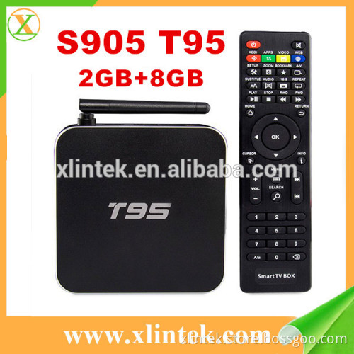 Amlogic S905 Quad Core Tv box T95 T95m 2GB RAM 8GB ROM 2.4G WIFI Bluetooth wireless TV Box T95
